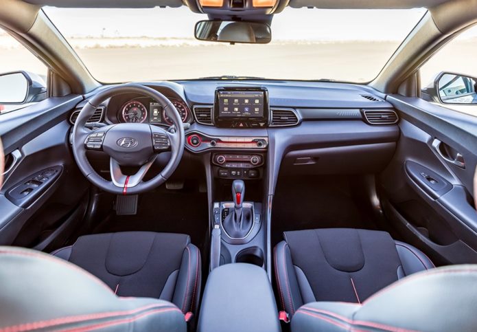 novo hyundai veloster 2019 interior painel