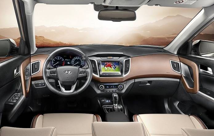 novo hyundai creta 2020 prestige 2.0 interior painel