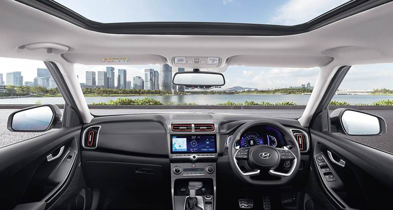 novo hyundai creta 2022 interior painel