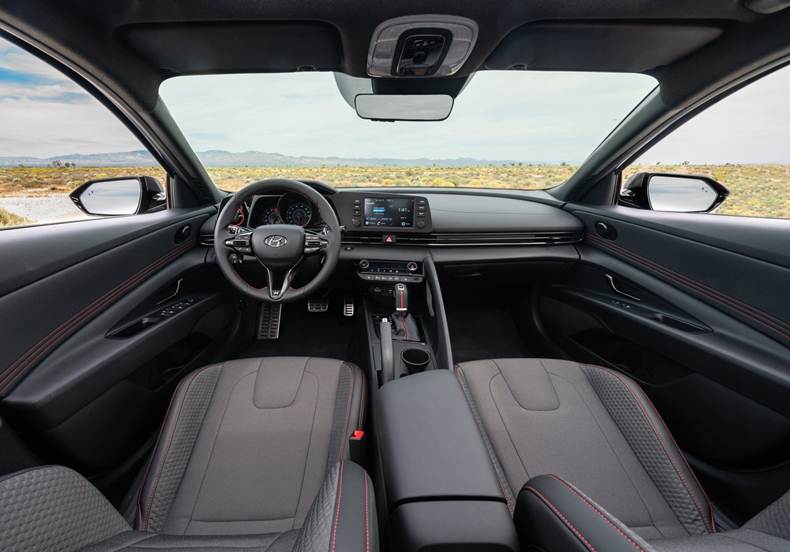 hyundai elantra n line interior