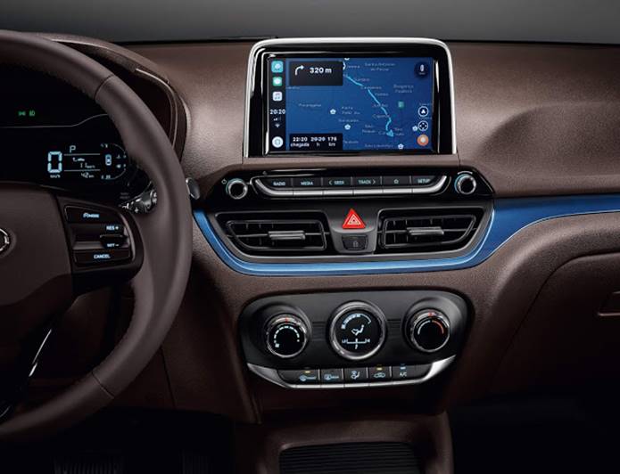 novo hyundai hb20 interior sistema multi-midia e console central