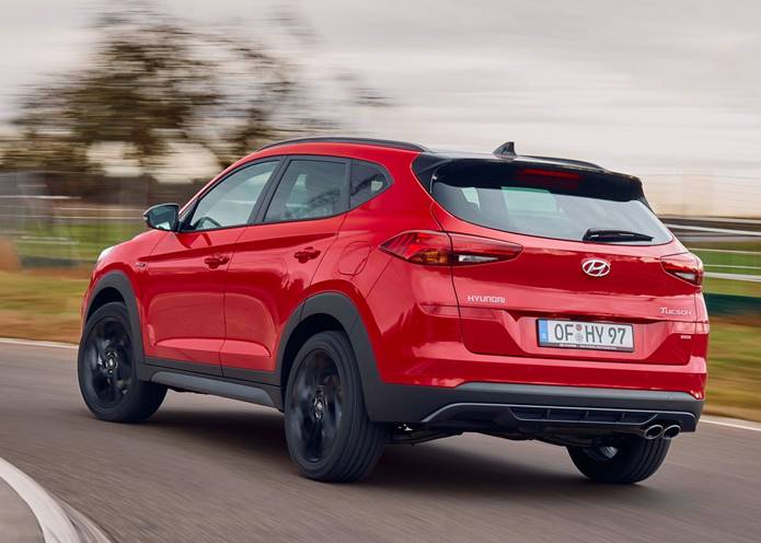 hyundai tucson n line traseira