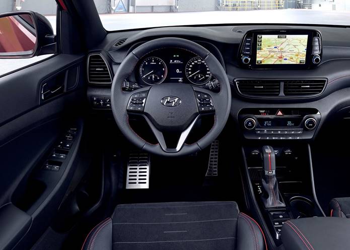 hyundai tucson n line interior