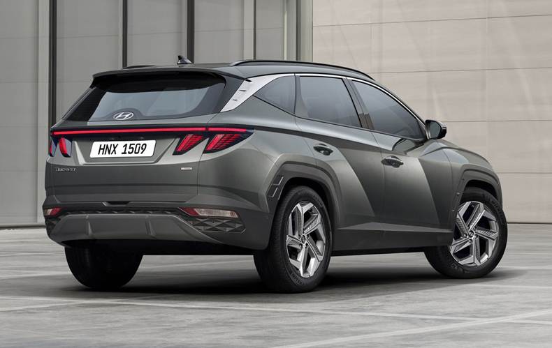 novo tucson 2021 traseira