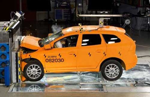 volvo xc90 crashtest IIHS