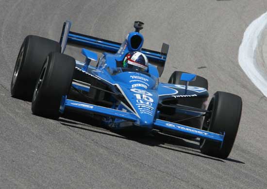 dario franchitti no treino classificatorio do texas