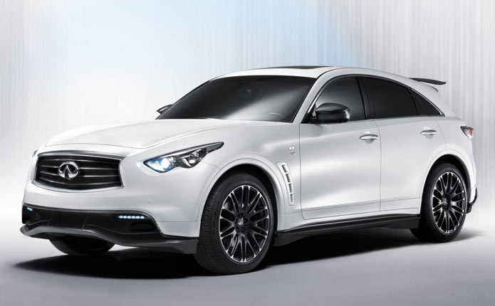 infiniti fx50 performance concept sebastian vettel