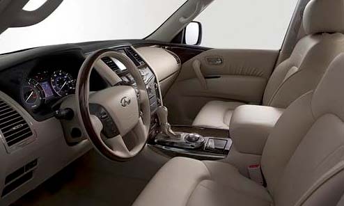 infiniti qx56 2011 interior