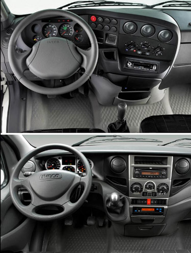 interior novo iveco daily 2012