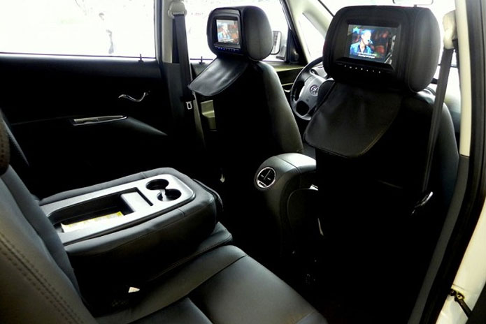 jac j6 interior banco traseiro dvd