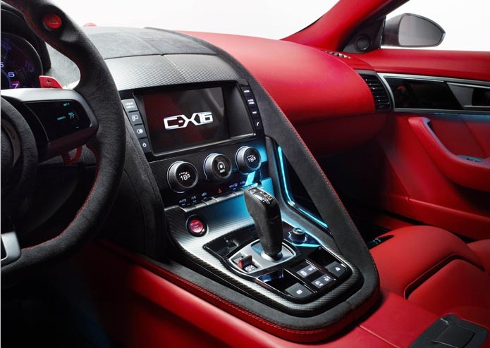 jaguar c-x16 concept interior