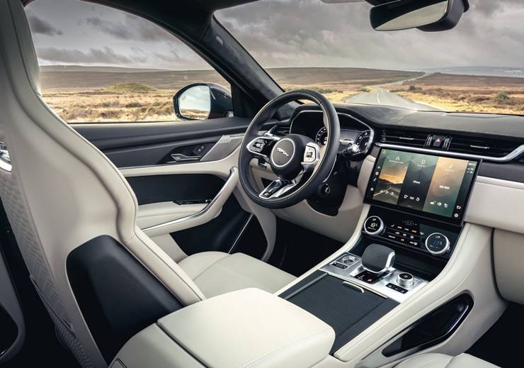  Jaguar  F Pace  2022  SUV ganha interior  ultraluxuoso e  