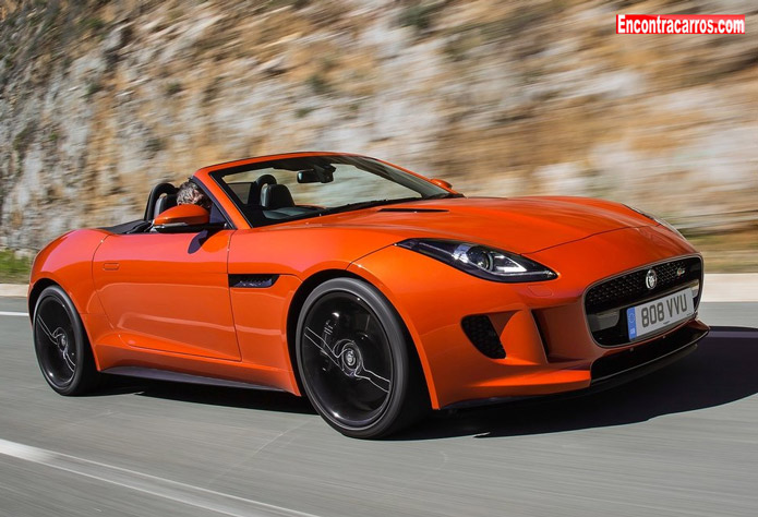 jaguar f-type laranja