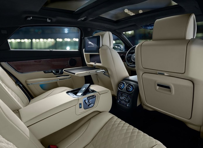 jaguar xj 2016 interior banco traseiro