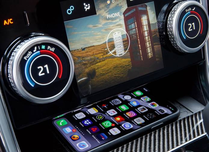 jaguar xe 2020 sistema multi-mídia touch pro duo