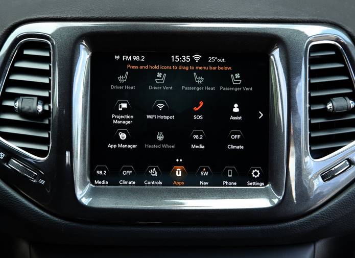 jeep compass 2021 multi-mídia uconnect