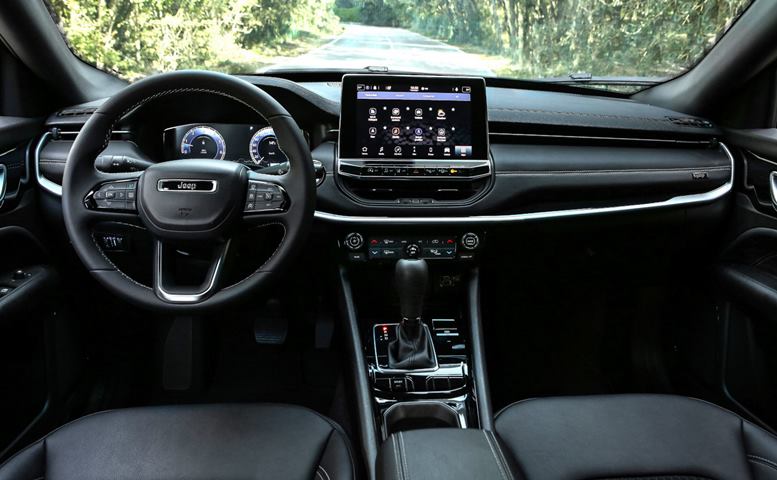 jeep compass 4xe híbrido interior