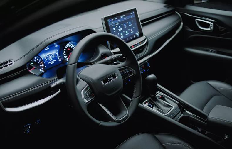 novo jeep compass 2022 interior painel