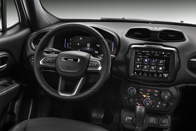 jeep renegade 2023 interior painel