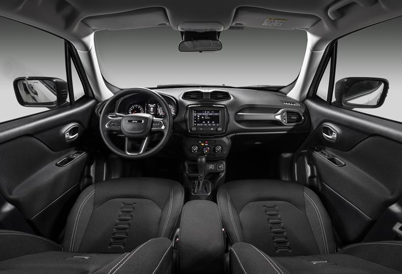 jeep renegade sport 2023 interior painel