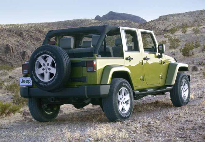 jeep wrangler versao quatro portas