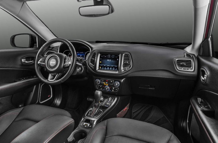 novo jeep compass 2017 trailhawk interior