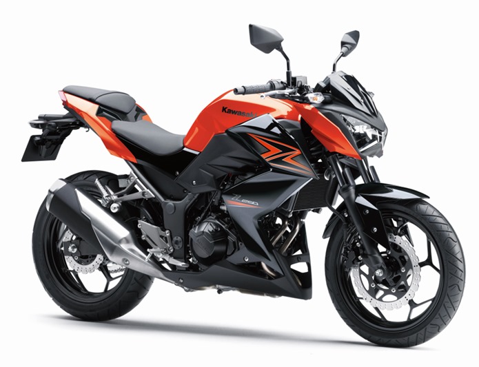 kawasaki z300 2016 laranja