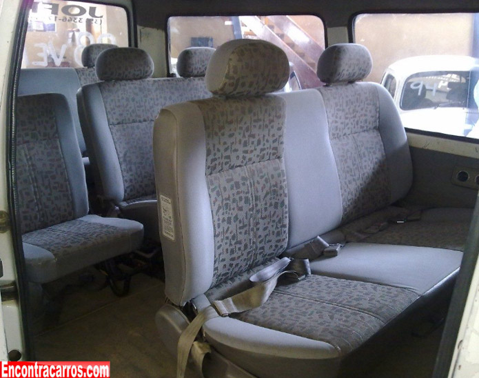 kia besta 12 lugares 1996 1997 1998 interior bancos traseiro