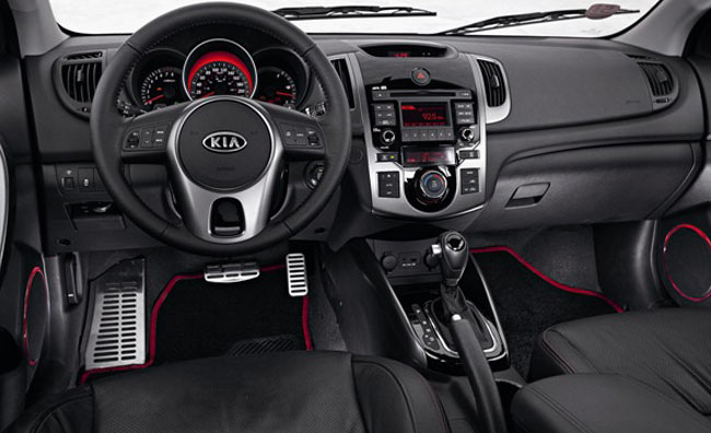 kia cerato koup interior painel