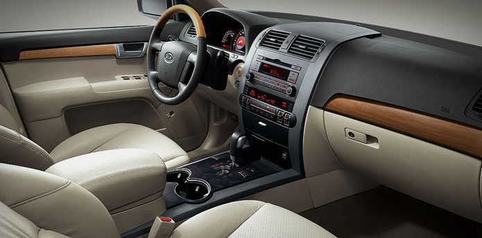 kia mohave interior