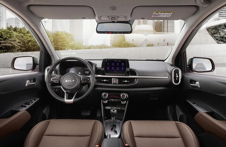 novo kia picanto 2024 interior painel