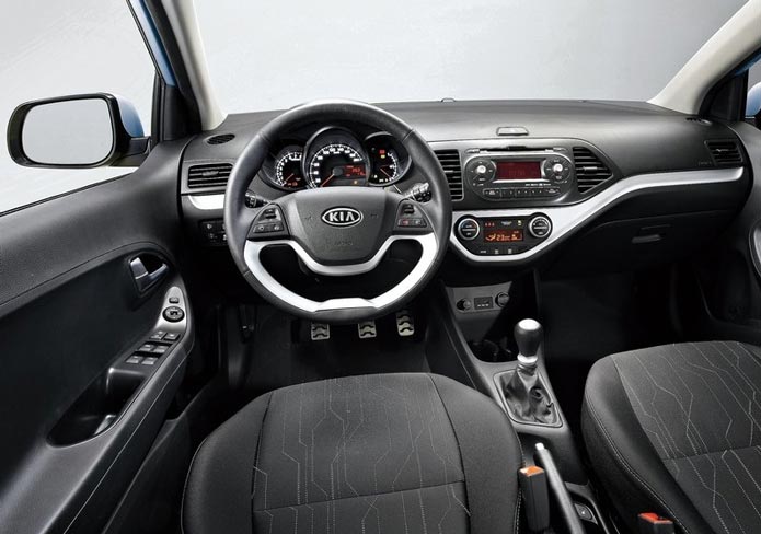 novo kia picanto 2012 interior