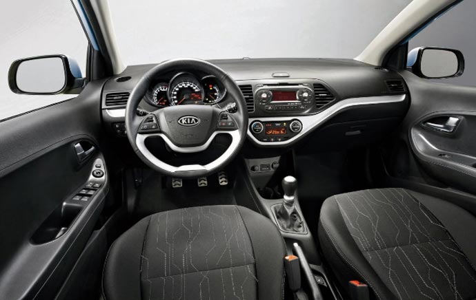 novo kia picanto 2012 interior painel