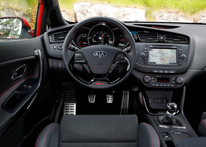 kia pro-ceed gt interior painel