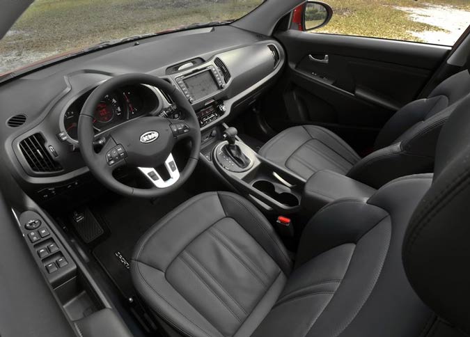 kia sportage sx 2011 interior painel