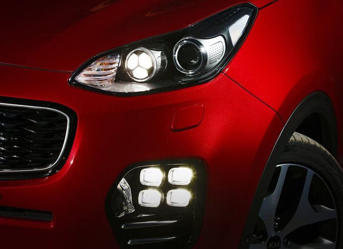 novo kia sportage 2017 detalhes farol led