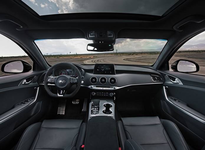 kia stinger gts interior