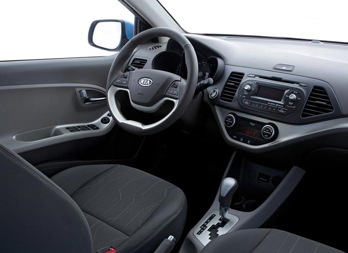 kia picanto 2012 interior