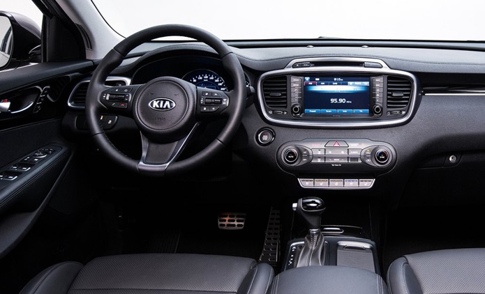 novo kia sorento interior painel