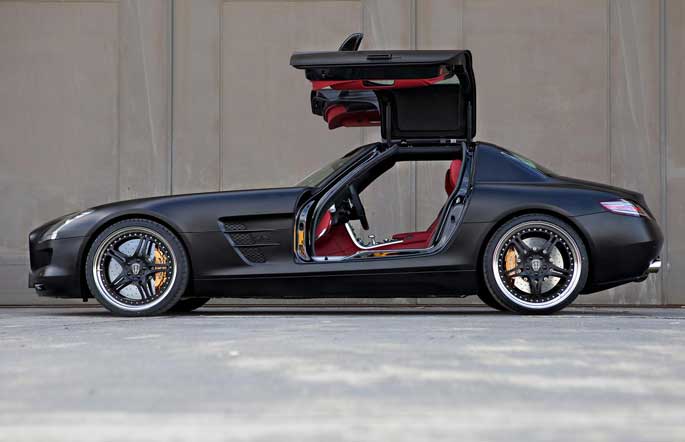 kicherer mercedes sls amg side view