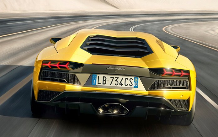 lamborghini aventador s 2017 traseira