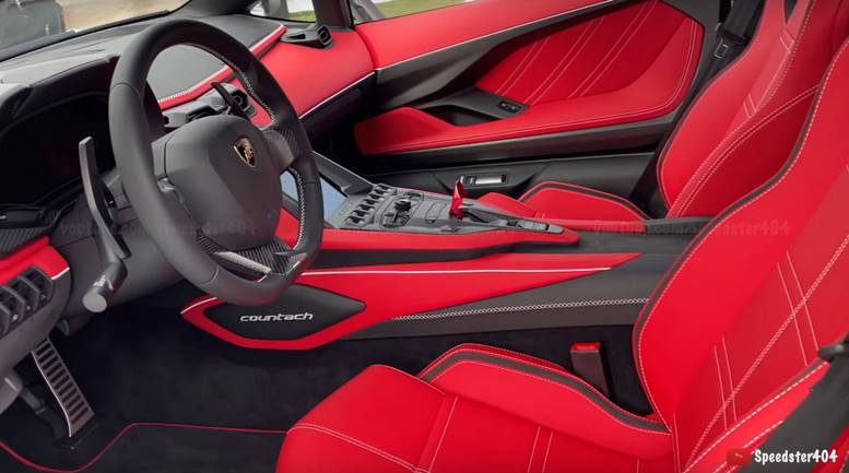 lamborghini countach 2022 interior