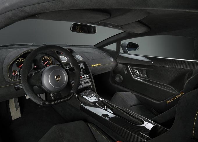 interior lamborghini gallardo lp 570-4 blancpain