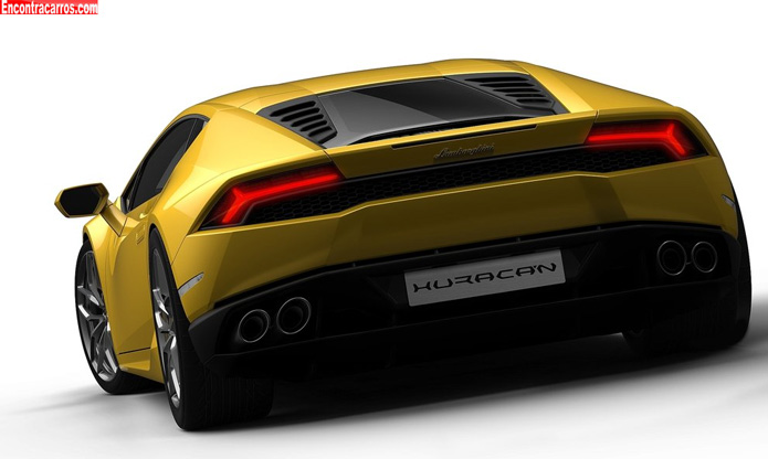 lamborghini huracan lp610-4 traseira rear view