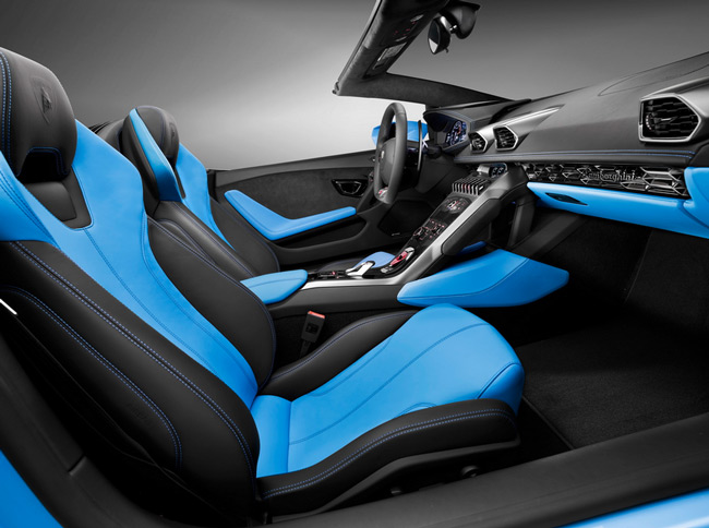 lamborghini huracan spider interior