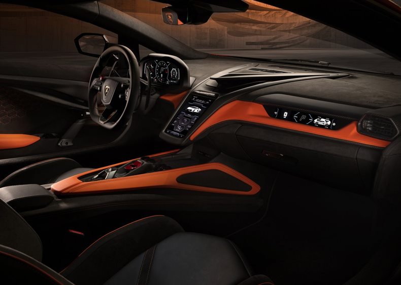 lamborghini revuelto interior