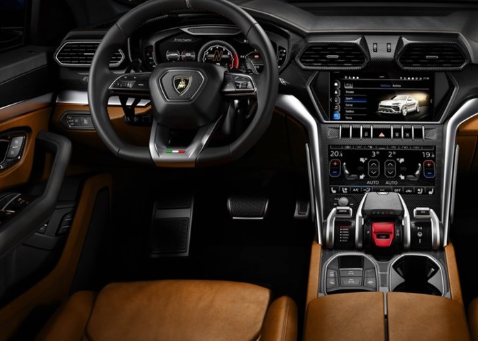 novo lamborghini urus 2019 interior