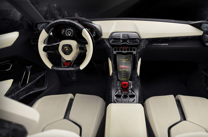 interior lamborghini urus