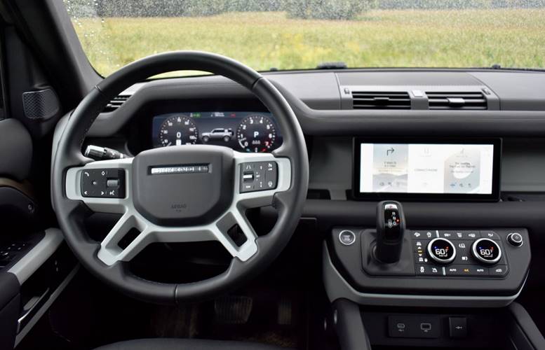 land rover defender 2022 SE interior