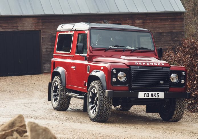 land rover defender works v8